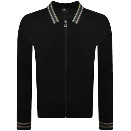 Paul Smith Full Zip Knit Cardigan Black | Mainline Menswear us